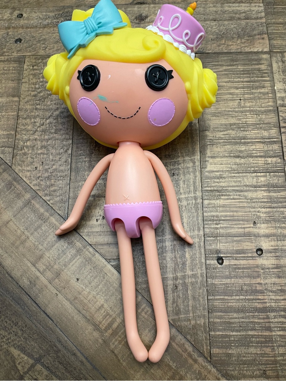 Lalaloopsy 12" Full Size Doll - Candle Slice O' Cake (Nude / Base Doll Only)